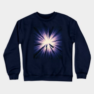 Abstract light of lilac rays. Crewneck Sweatshirt